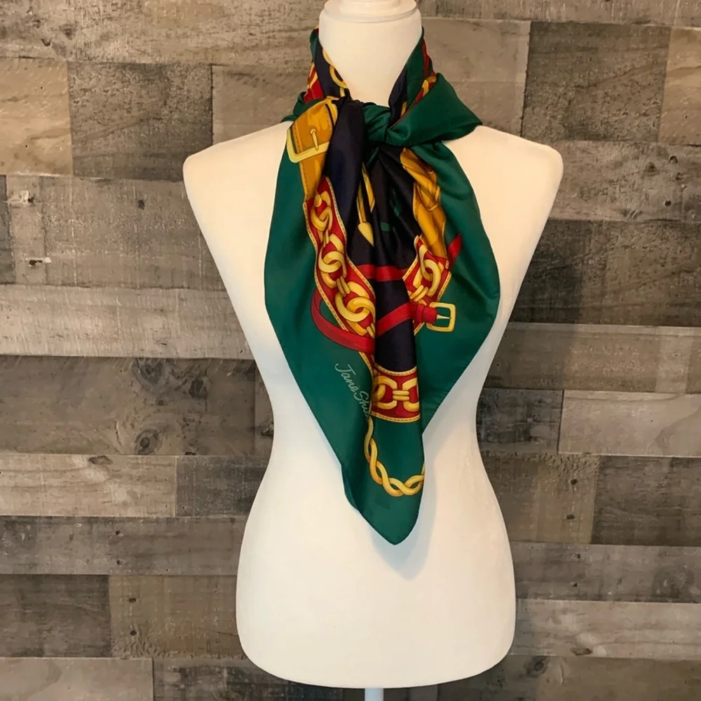 Jane Shilton Italian Equestrian Scarf - Picture 1 of 16